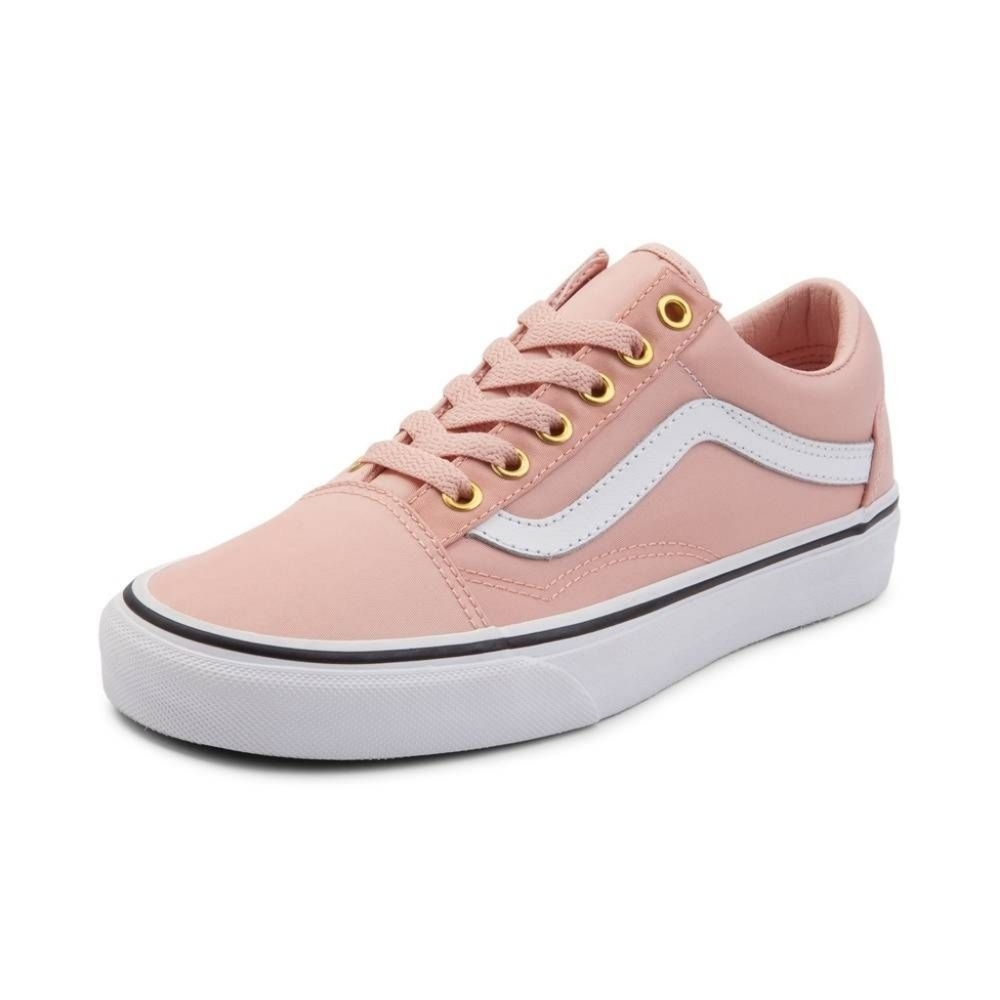 Pink Nylon Old Skool Vans